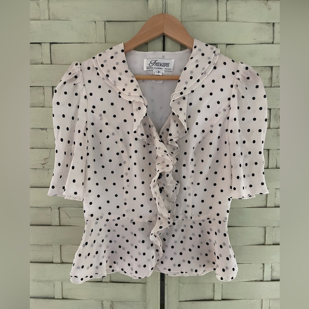 100% silk blouse